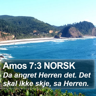 Amos 7:3 NORSK Bible Verse Image