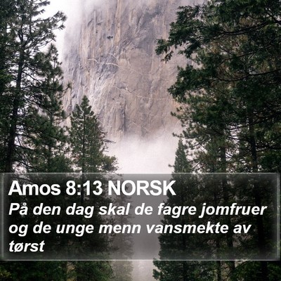 Amos 8:13 NORSK Bible Verse Image