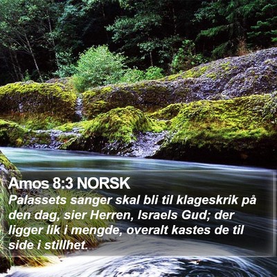 Amos 8:3 NORSK Bible Verse Image