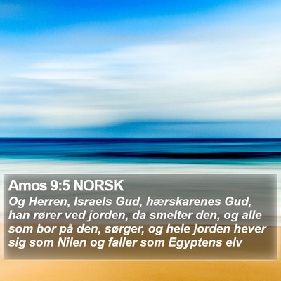 Amos 9:5 NORSK Bible Verse Image