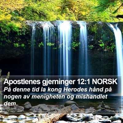Apostlenes gjerninger 12:1 NORSK Bible Verse Image