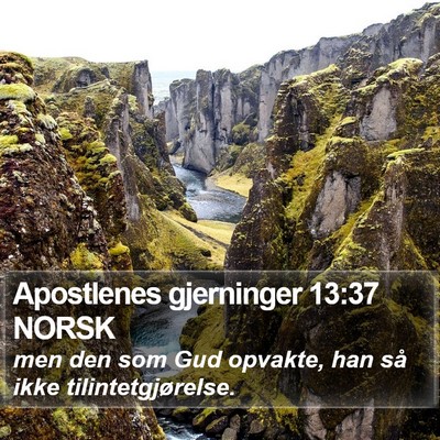 Apostlenes gjerninger 13:37 NORSK Bible Verse Image