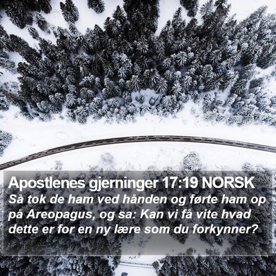Apostlenes gjerninger 17:19 NORSK Bible Verse Image