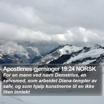 Apostlenes gjerninger 19:24 NORSK Bible Verse Image