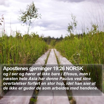 Apostlenes gjerninger 19:26 NORSK Bible Verse Image