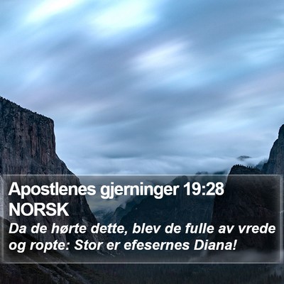 Apostlenes gjerninger 19:28 NORSK Bible Verse Image
