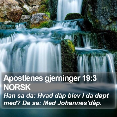 Apostlenes gjerninger 19:3 NORSK Bible Verse Image