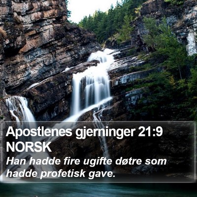 Apostlenes gjerninger 21:9 NORSK Bible Verse Image