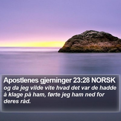 Apostlenes gjerninger 23:28 NORSK Bible Verse Image