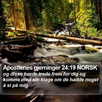 Apostlenes gjerninger 24:19 NORSK Bible Verse Image