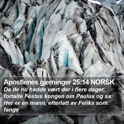 Apostlenes gjerninger 25:14 NORSK Bible Verse Image
