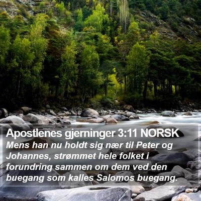 Apostlenes gjerninger 3:11 NORSK Bible Verse Image