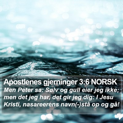 Apostlenes gjerninger 3:6 NORSK Bible Verse Image