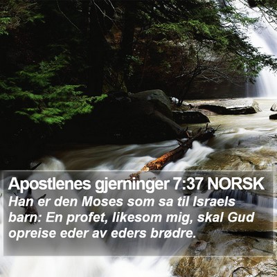 Apostlenes gjerninger 7:37 NORSK Bible Verse Image