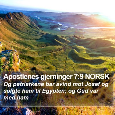 Apostlenes gjerninger 7:9 NORSK Bible Verse Image