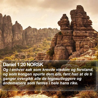 Daniel 1:20 NORSK Bible Verse Image
