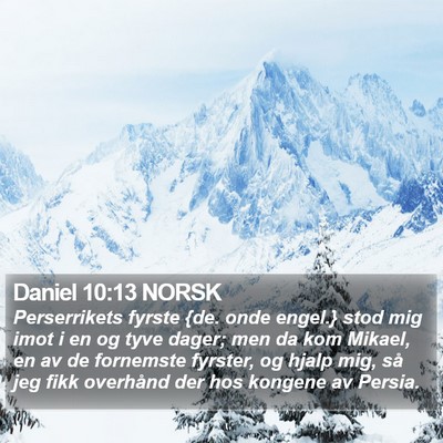 Daniel 10:13 NORSK Bible Verse Image