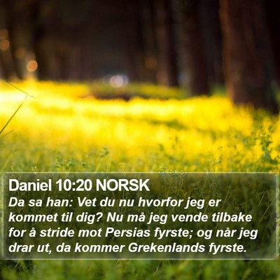 Daniel 10:20 NORSK Bible Verse Image