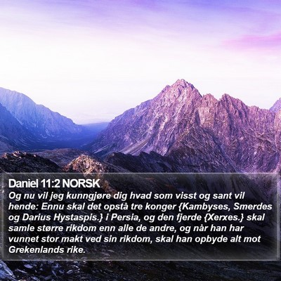 Daniel 11:2 NORSK Bible Verse Image