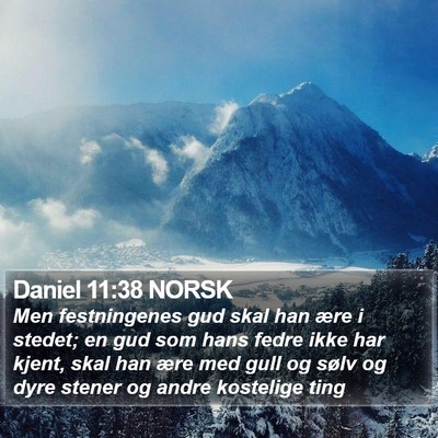 Daniel 11:38 NORSK Bible Verse Image