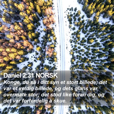 Daniel 2:31 NORSK Bible Verse Image