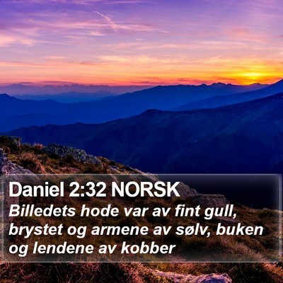 Daniel 2:32 NORSK Bible Verse Image