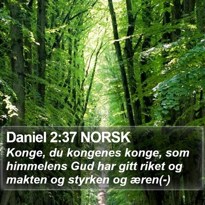 Daniel 2:37 NORSK Bible Verse Image