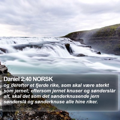 Daniel 2:40 NORSK Bible Verse Image