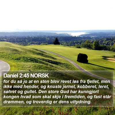 Daniel 2:45 NORSK Bible Verse Image
