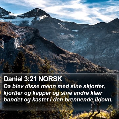 Daniel 3:21 NORSK Bible Verse Image