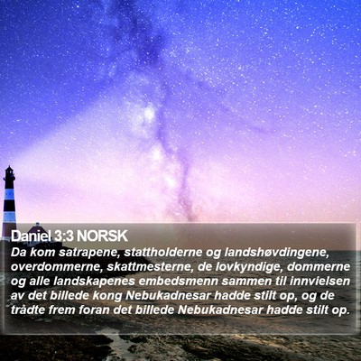 Daniel 3:3 NORSK Bible Verse Image