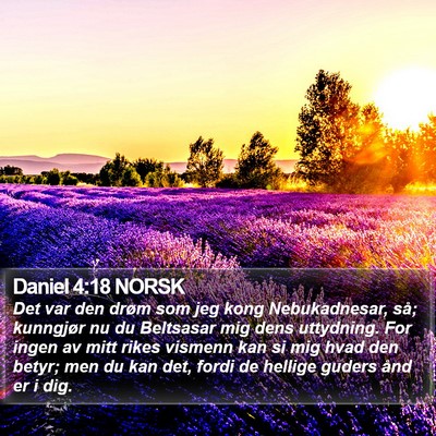 Daniel 4:18 NORSK Bible Verse Image