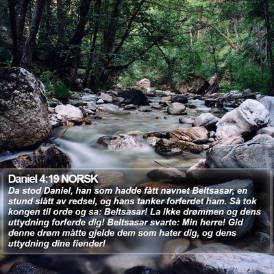 Daniel 4:19 NORSK Bible Verse Image