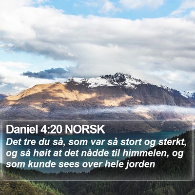Daniel 4:20 NORSK Bible Verse Image