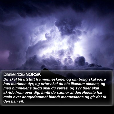 Daniel 4:25 NORSK Bible Verse Image