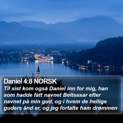 Daniel 4:8 NORSK Bible Verse Image