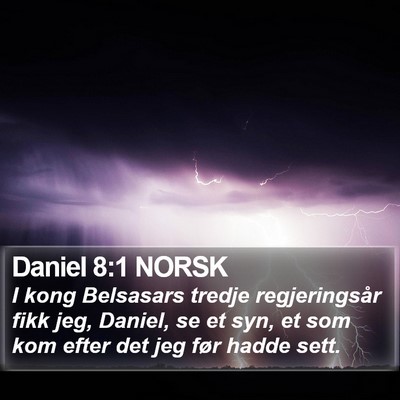 Daniel 8:1 NORSK Bible Verse Image