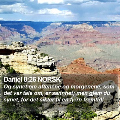 Daniel 8:26 NORSK Bible Verse Image