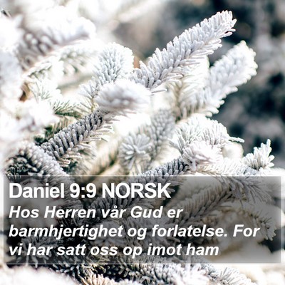 Daniel 9:9 NORSK Bible Verse Image
