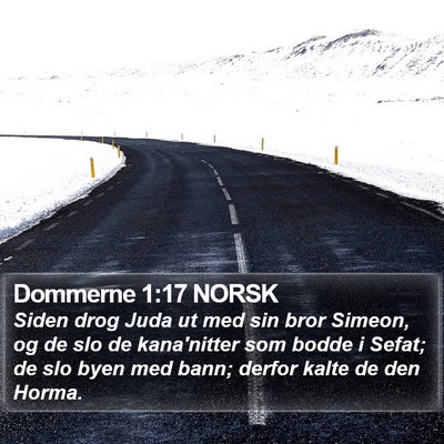 Dommerne 1:17 NORSK Bible Verse Image