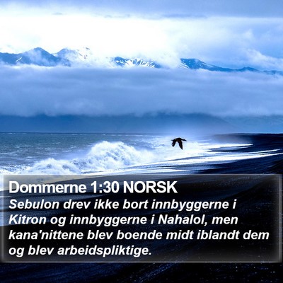 Dommerne 1:30 NORSK Bible Verse Image