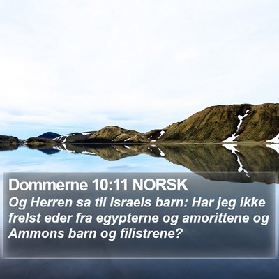 Dommerne 10:11 NORSK Bible Verse Image