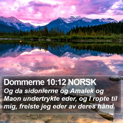 Dommerne 10:12 NORSK Bible Verse Image