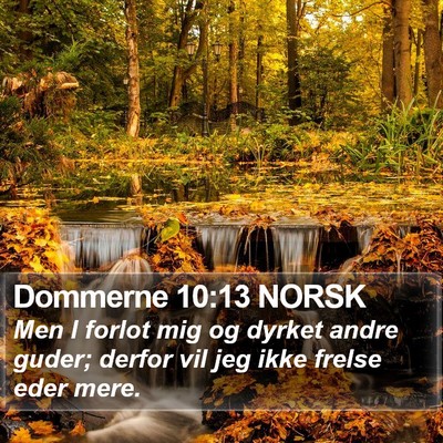 Dommerne 10:13 NORSK Bible Verse Image