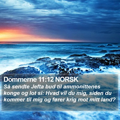 Dommerne 11:12 NORSK Bible Verse Image