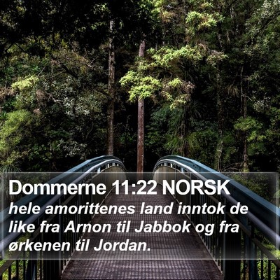 Dommerne 11:22 NORSK Bible Verse Image