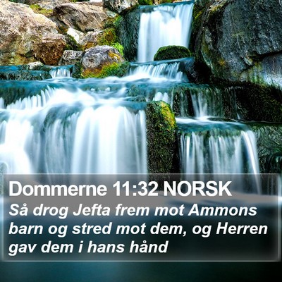 Dommerne 11:32 NORSK Bible Verse Image