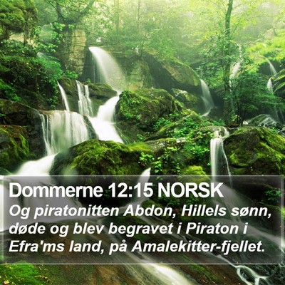 Dommerne 12:15 NORSK Bible Verse Image