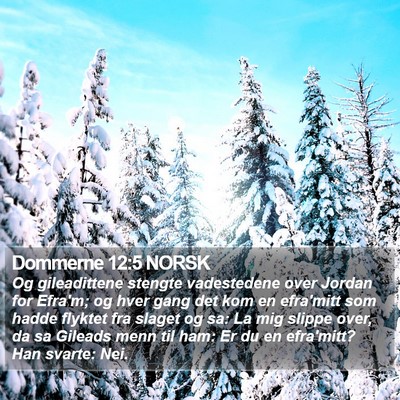 Dommerne 12:5 NORSK Bible Verse Image