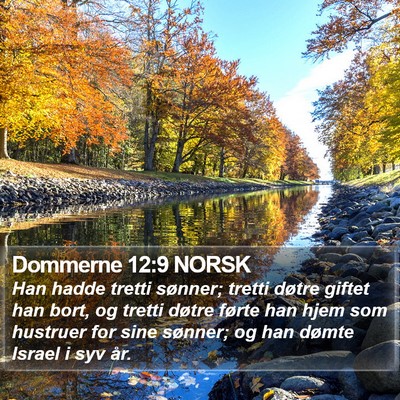 Dommerne 12:9 NORSK Bible Verse Image